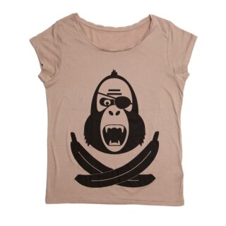 King Kong - Pirate Shirt Woman beige Gr. L