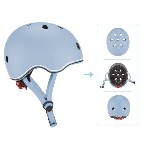 GLOBBER GLOBBER HELM GO-UP LIGHTS Gr. XXS/XS 45-51 blaubeere