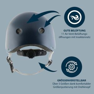 Hudora Hudora Skatehelm - Mitternachtsblau M (56-60)