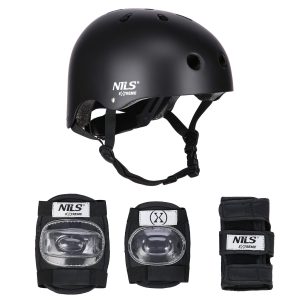 NILS EXTREME Helm Mit Schützern Set Nils Extreme MR290+H230