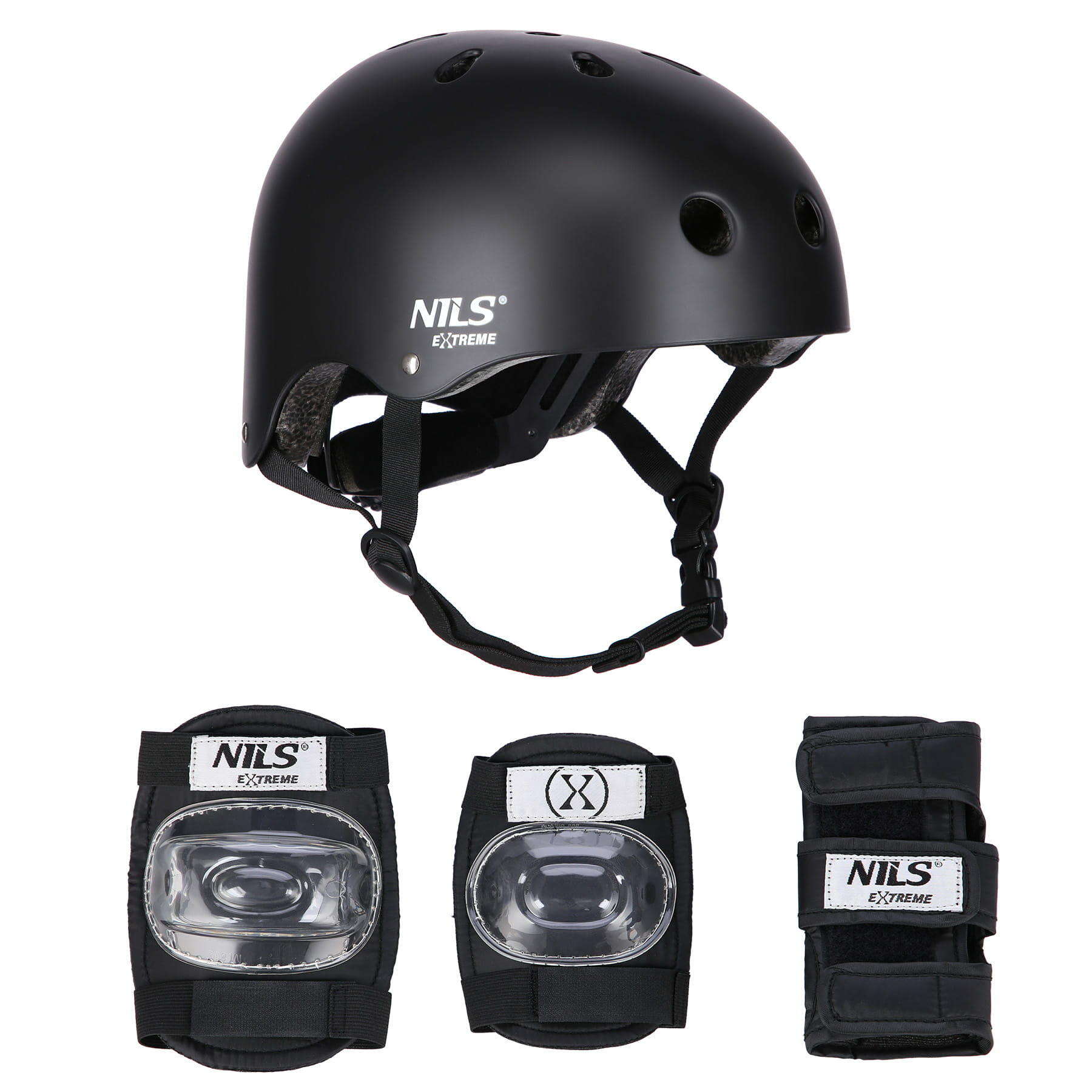 NILS EXTREME Helm Mit Schützern Set Nils Extreme MR290+H230