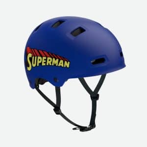 OXELO Skaterhelm Inliner Skateboard Scooter - MF500 Superman Edition