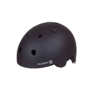 Polisport URBAN PRO  Urbaner Fahrradhelm Skate-Stil Schwarz