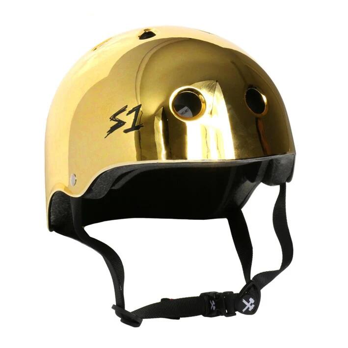 S-ONE S-ONE Lifer Gold Mirror Gloss S Helm