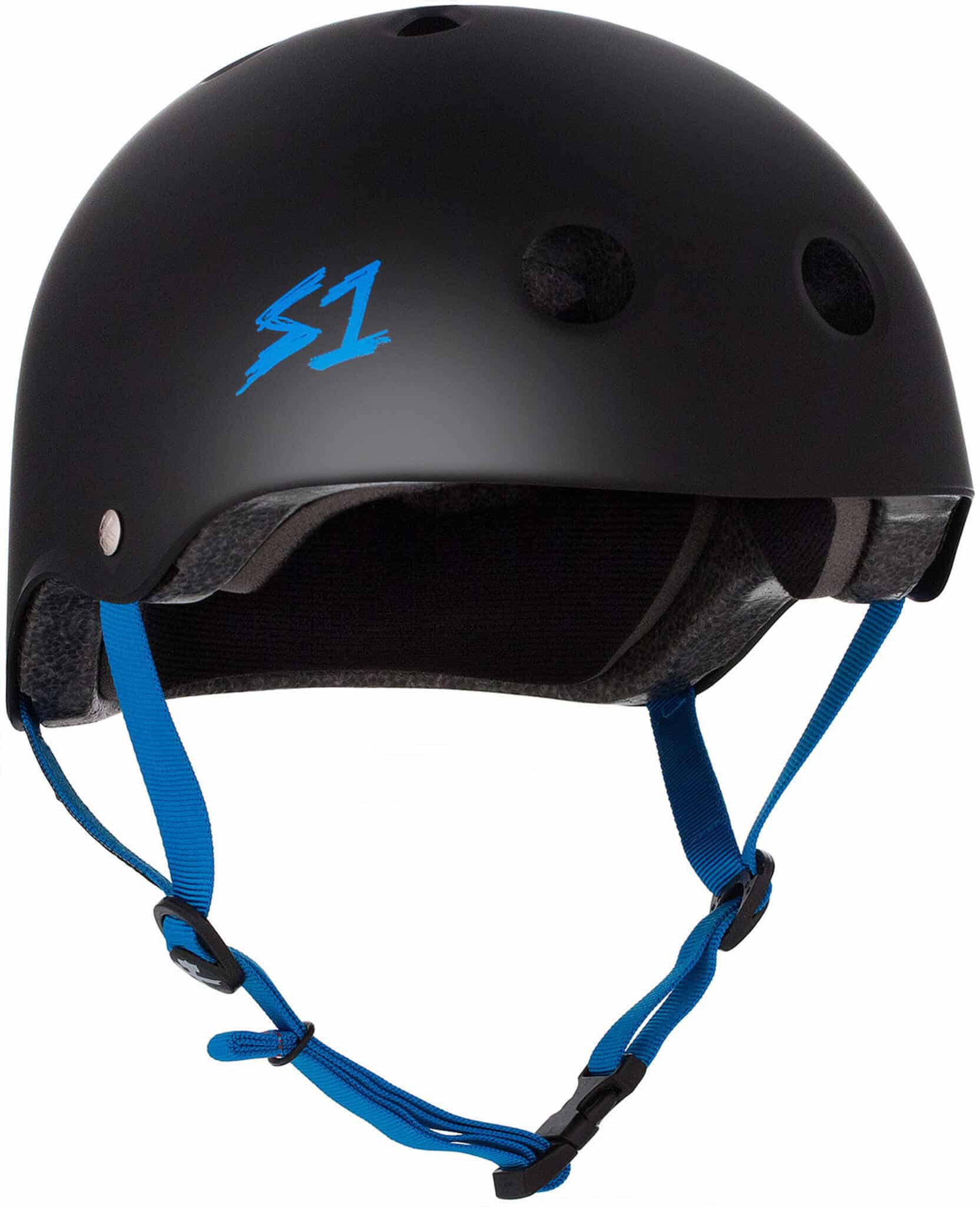 S-ONE S-ONE Lifer Helm Schwarz Matt Cyan Träger L
