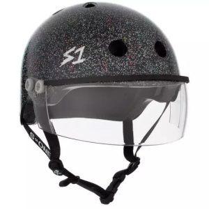 S-ONE S-ONE Lifer Visor Black Gloss Glitter S Helm