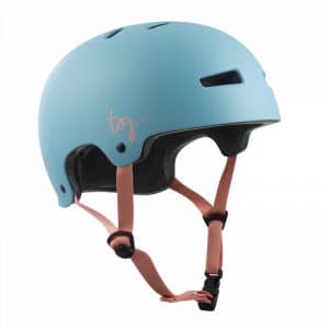 TSG TSG Evolution Wmn Solid Satin Porcelain Blue Helm L/XL