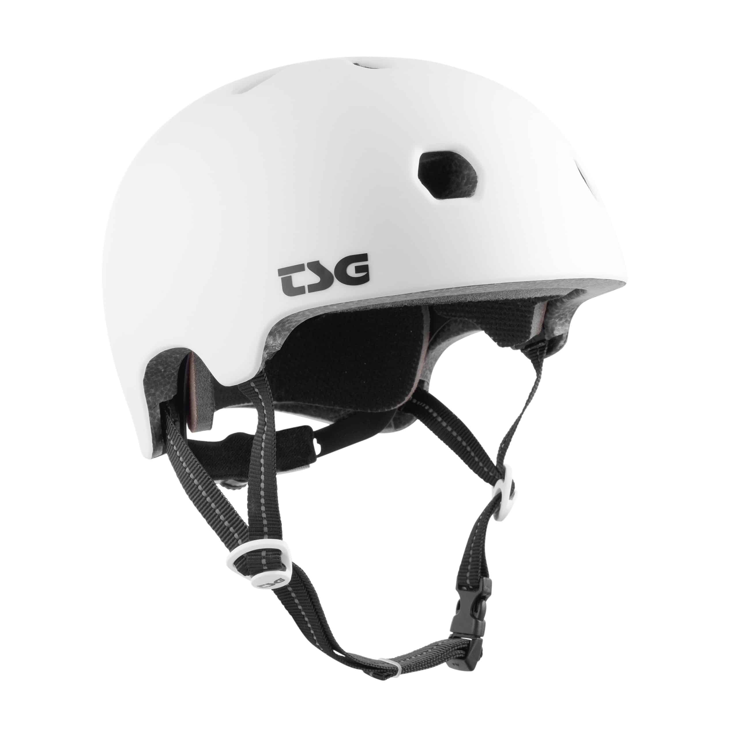 TSG TSG Meta Solid Helm Satin White JXXS/JXS