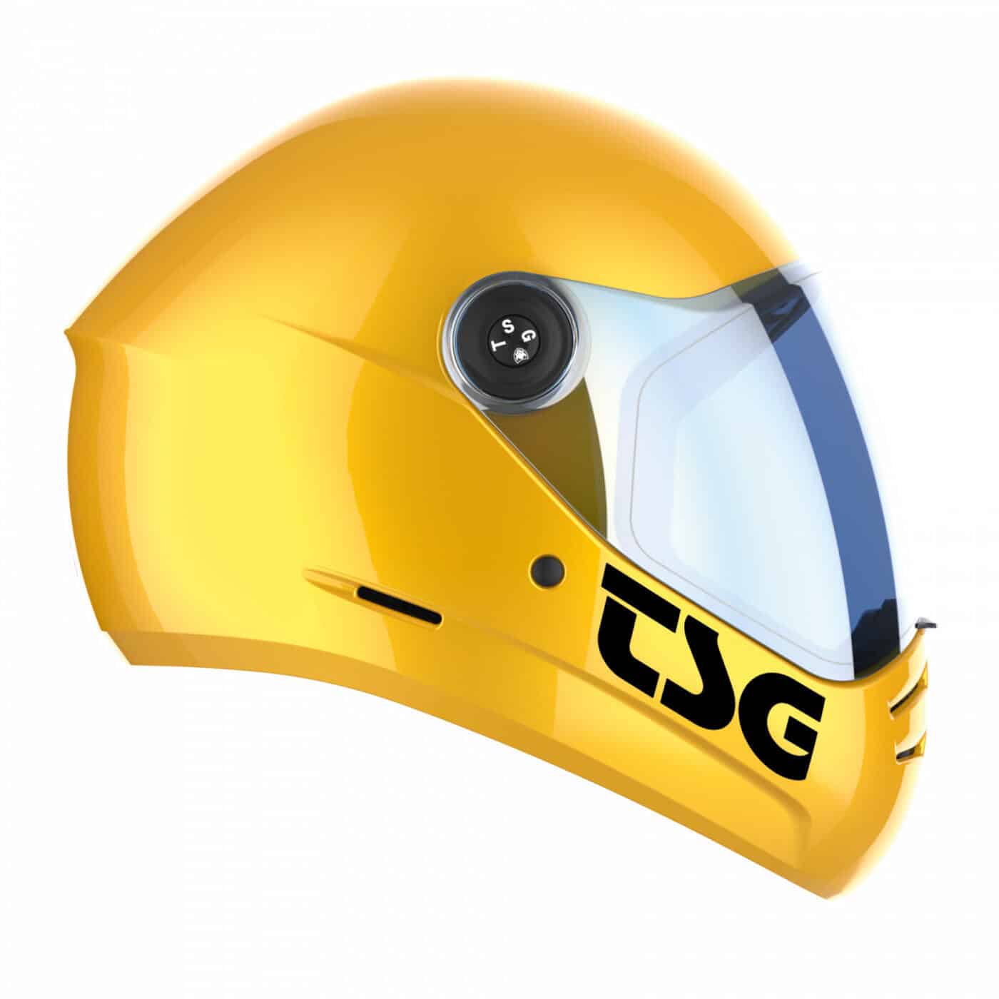 TSG TSG Pass 2.0 Helm (+Visier) M Gold Glossy