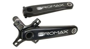 promax hf 2 bmx kurbelgarnitur schwarz